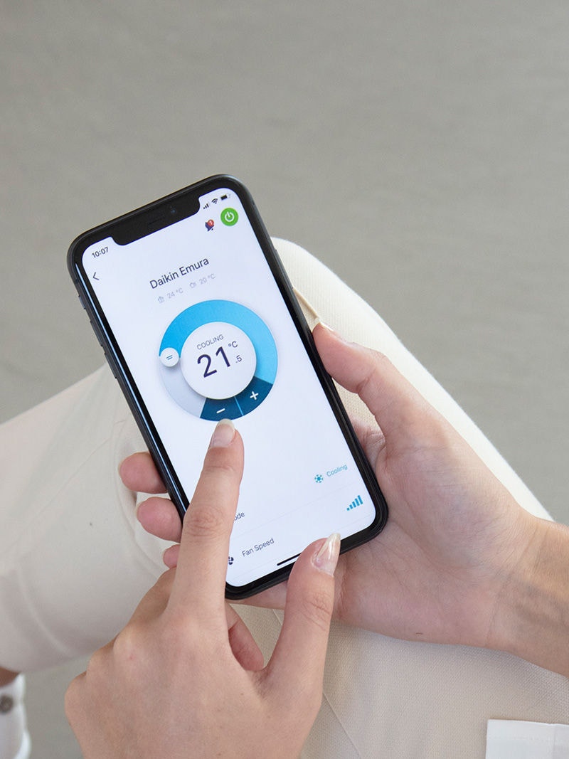 Aplicación Onecta que sirve para controlar los equipos Daikin desde cualquier lugar