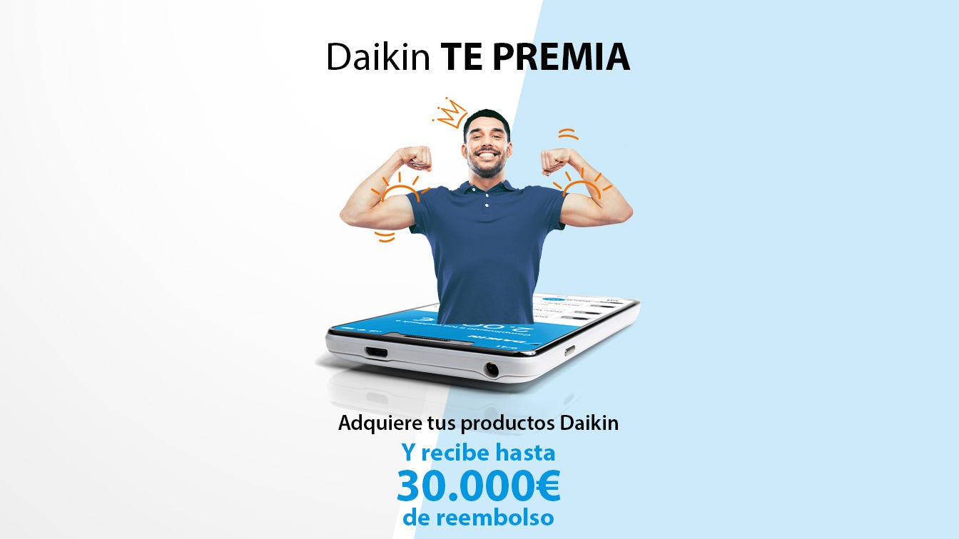 Daikin te premia, nueva app de recompensas para instaladores de Daikin