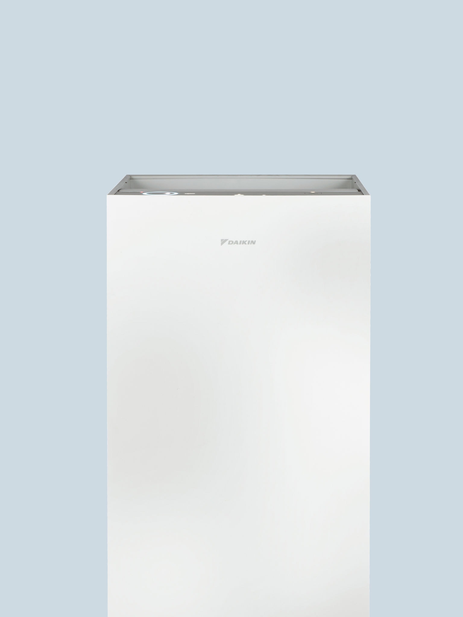 Purificador de aire Daikin con potente succión, que aspira aire desde tres direcciones