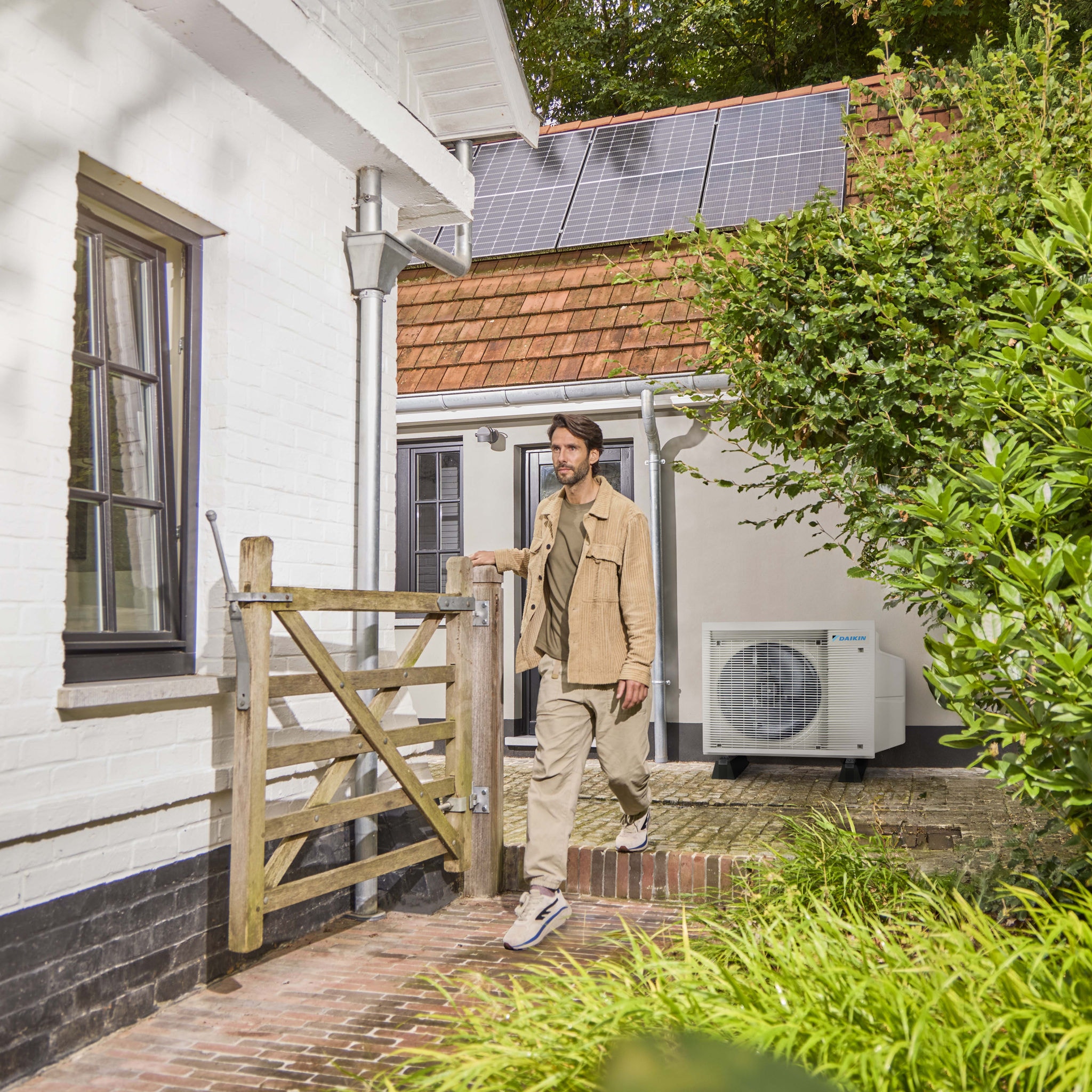 A ground-source heat pump