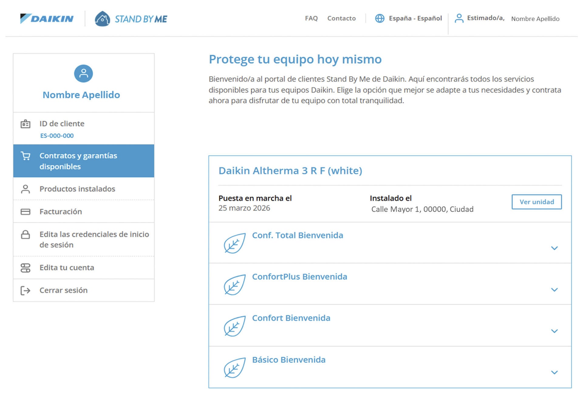 Paso 1 Contratación Stand By Me