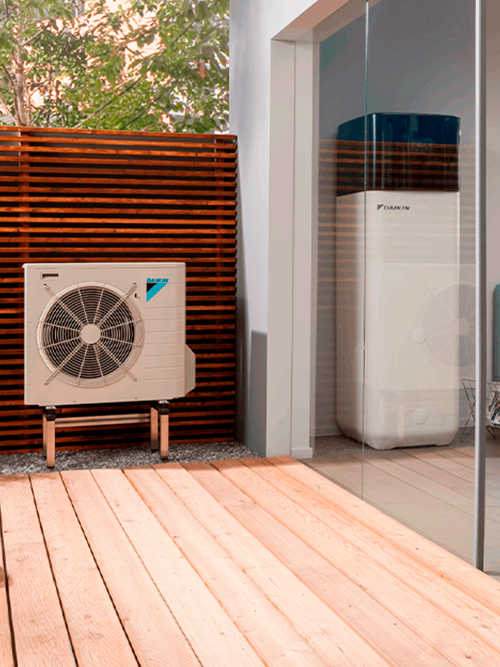 Unidad Daikin de interior y exterior