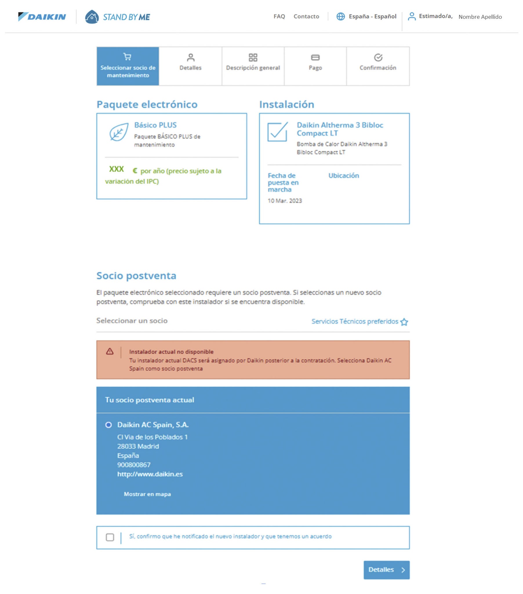 Paso 2 Contratación Stand By Me