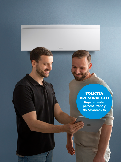 Banner solicita un presupuesto sin compromiso en Daikin