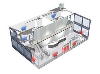 VRV heat recovery + Biddle air curtain - building.tif