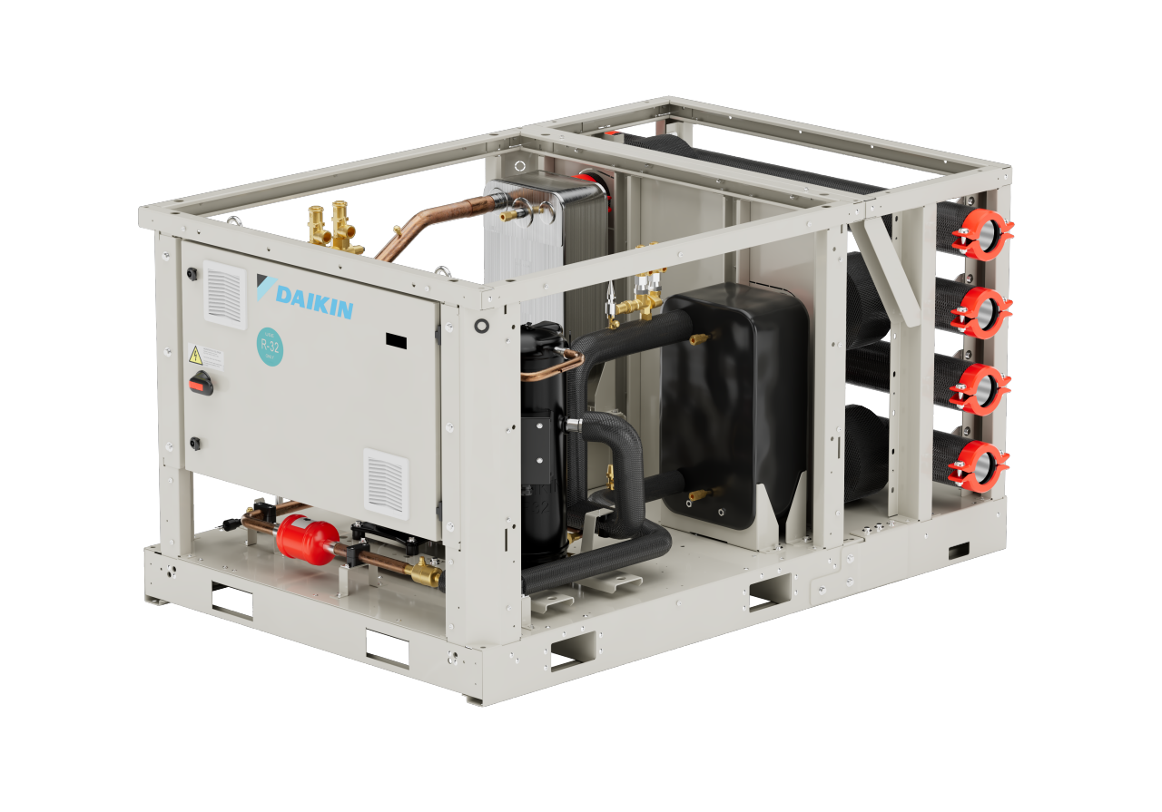 Bombas de calor agua-agua modulares
