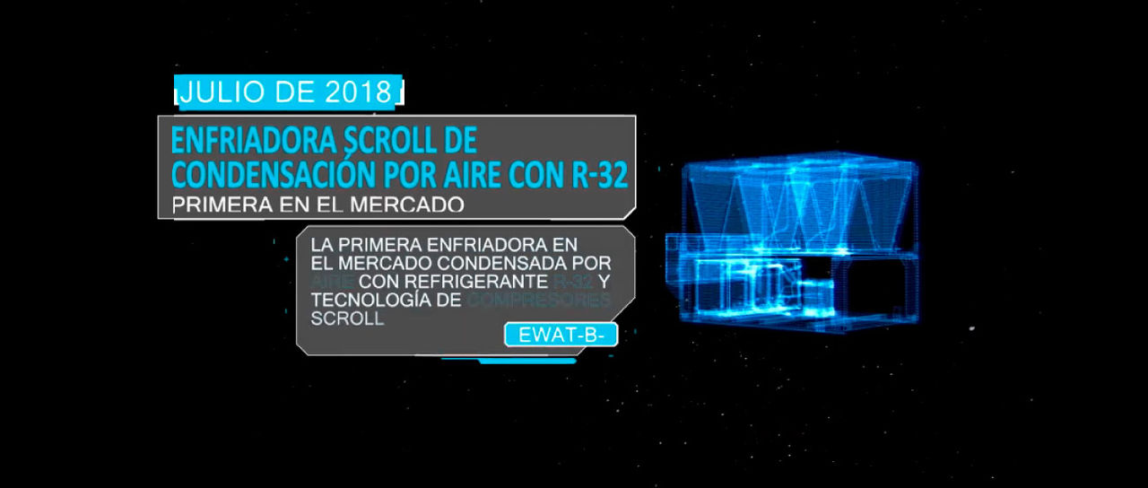 Una unidad enfriadora