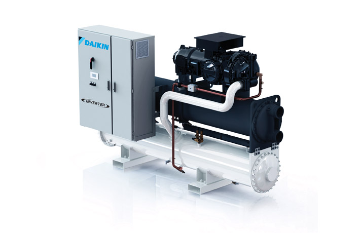 Enfriadora condensada por agua