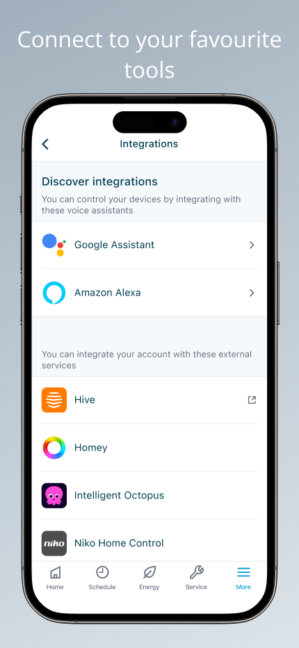Integraciones del Daikin Developer Portal